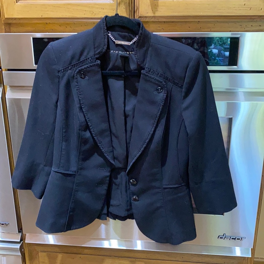 Size 4 black jacket White House black market